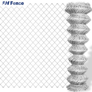 2.5mm-3.0mm Hot DIP Galvanized Sustainable Chain Link Fence 9 Gauge 50*50mm 6FT <strong>PVC</strong> <strong>Coated</strong> Diamond <strong>Wire</strong> <strong>Mesh</strong> Fence - Product Image 4