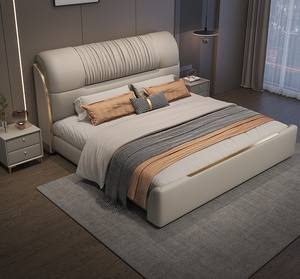 <span class=keywords><strong>Letto</strong></span> Matrimoniale King Size di Lusso Italiano da 1,8 Metri per Uso Domestico Nuovo Modello con Morbida Imbottitura per Camera da <span class=keywords><strong>Letto</strong></span> Padronale - Product Image 3