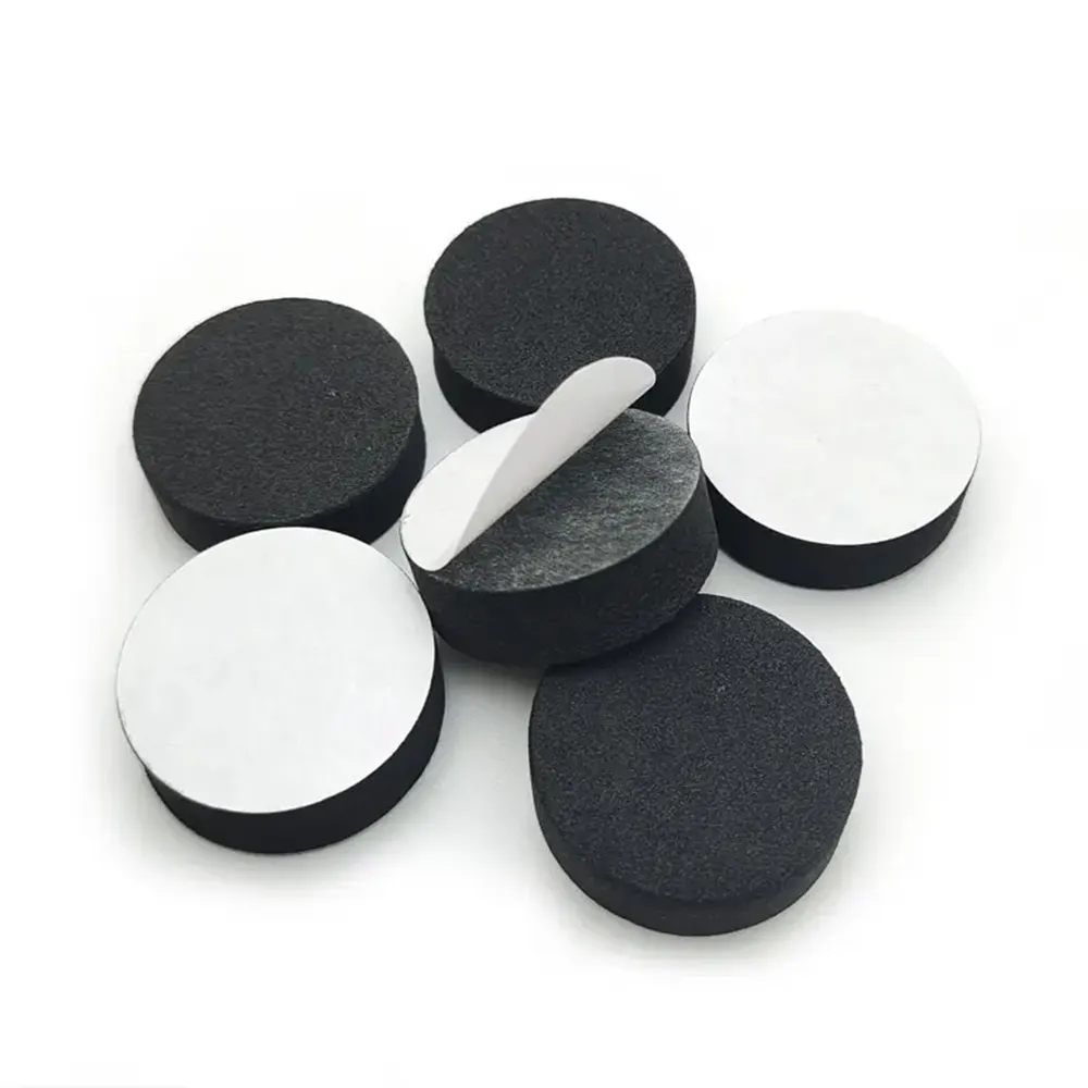 Self adhesive silicone gasket customized black waterproof seal rubber gasket punching type anti vibration feet pads