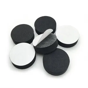 Junta de silicona autoadhesiva personalizada, sello impermeable negro, junta de goma, tipo de perforación, almohadillas para pies antivibración