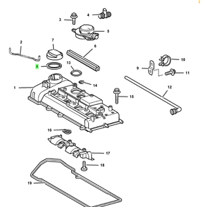 Junta de Sellado para Tapa de Llenado de Aceite 05080088AA para Jeep Compass/Patriot Grand Cherokee Chrysler 300C Dodge Caliber 2.2L 3.0L 2002-2012 - Product Image 2