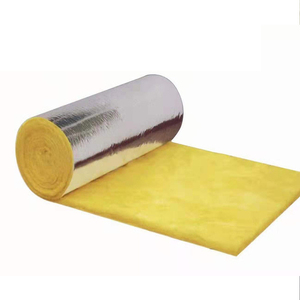 Rouleau de laine de verre en aluminium, directement de l'usine, insonorisant et ignifuge, pour toitures, murs et conduits de bâtiments. - Product Image 1