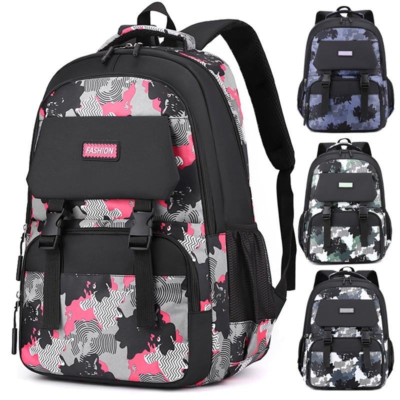 Schooltas meisjes, rugzak voor kinderen, basisschooltas, 3-in-1, vrije tijd, schooltassen, voor jongens, tieners, C, Taille unique, Modern
