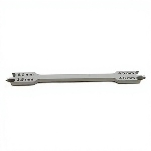 Jauge de mesure de hauteur de bracket orthodontique manuelle en acier inoxydable allemand de qualité supérieure, finition sablée, précision médicale - Product Image 1