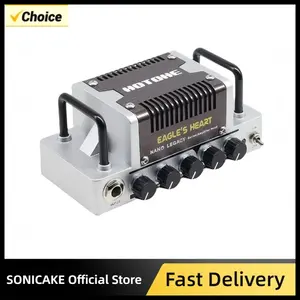 Amplificador <span class=keywords><strong>de</strong></span> <span class=keywords><strong>Guitarra</strong></span> HOTONE Eagle's Heart, Sonido Rock Alemán, 5 Vatios, Clase AB, Simulador <span class=keywords><strong>de</strong></span> Gabinete, Salida <span class=keywords><strong>de</strong></span> Línea/Teléfono, NLA-7, Fabricado <span class=keywords><strong>en</strong></span> China - Product Image 2