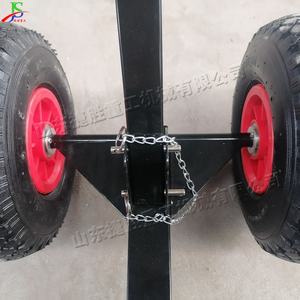 سهلة الصيانة بعجلتين قابل للتعديل اليدوي آلة دفع الثلج أداة سهلة الاستخدام بعجلات - Product Image 2