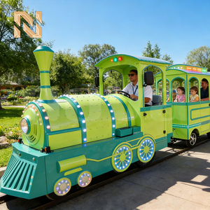 <span class=keywords><strong>Tren</strong></span> Turístico sin Rieles para 24 Pasajeros, para Parques de Atracciones, en Venta, Fabricante Chino - Product Image 6