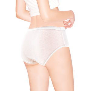 Ropa Interior Desechable de Maternidad Diaria, de Algodón Suave, Transpirable, Blanca, de Corte Alto, con Estampado, de Alta Calidad, al por Mayor - Product Image 1