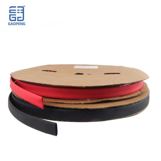 15MM Waterproof Dual-wall Heat Shrink Sleeve Dual Wall Adhesive 3:1 Insulating Cable Sleeve 50 Meters Per Roll