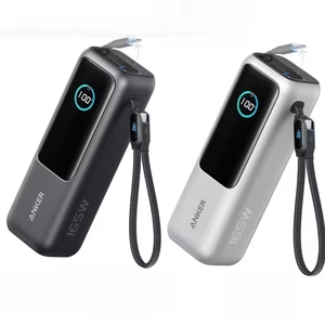 <span class=keywords><strong>Anker</strong></span> Zolo A1695 25000mAh 165W <span class=keywords><strong>Power</strong></span> <span class=keywords><strong>Bank</strong></span> ultra-rapide avec câble double rétractable Type-C pour iPhone/Samsung/Xiaomi et ordinateurs portables - Product Image 1