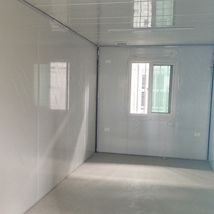 Abris de <span class=keywords><strong>jardin</strong></span> à faible coût Pack plat 20Ft Container Office Labour Camp Flat Pack Cabin Container House - Product Image 5