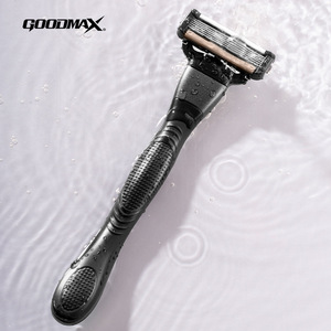 Goodmax Windrunner Manual Shaver 6 <b>Blades</b> Full Body Water Wash Men's <b>Razor</b> - Product Image 4