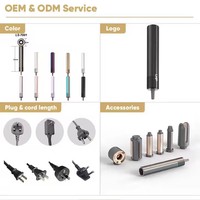 Estilizador Multifuncional 6 en 1 Creativo de Gran Venta 2025 con Motor sin Escobillas y 1300W de Potencia para Cabello Liso/Rizado y Rizado Automático