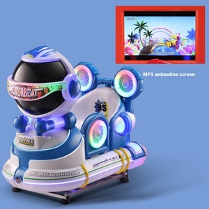Superman Casa Toy Car New Indoor Electric Dream Mecha Coin Swing Machine para Crianças MP5 Carrosséis para Bebê Shopping Mall Plastic - Product Image 3