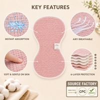 Paño de Muselina para Bebés, 100% Algodón, Certificado OEKO-TEX, Ultra Suave y Absorbente, 50x25cm, Forma de Hueso, para Recién Nacidos