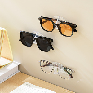 Eyeglasses Storage <b>Rack</b> Wall Mounted No Drill Transparent Display For Sunglasses And <b>Glasses</b> Eco Friendly - Product Image 4