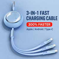 SUNGUY Nuevo Cable de Datos USB C TPE de 100W PD, Cable de Carga Rápida Tipo C, Cargador de Teléfono para Teléfono, Laptop y Uso en el Automóvil