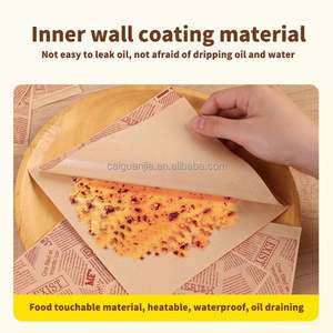 Envoltorios Desechables Ecológicos de Papel Kraft de Grado Alimenticio con Recubrimiento de PE Antigrasa para Sándwiches, Hamburguesas, Pasteles y Pan - Tamaños Personalizados - Product Image 5