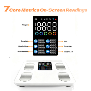Bilancia Intelligente per Grasso Corporeo a Doppia Frequenza <span class=keywords><strong>BIA</strong></span> con 8 Elettrodi, Personalizzabile ODM, per Fitness e Salute, con Supporto SDK - Product Image 2