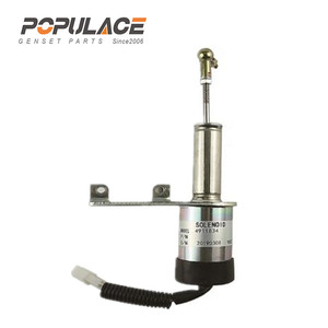 Vanne solénoïde d'arrêt d'incendie 12V DC pour groupe électrogène diesel, noyau en fer 4911834 - Product Image 4