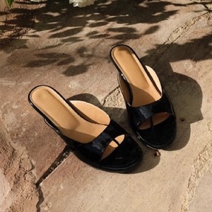 Sandali da Donna in Stile Coreano, Eleganti e Traspiranti, con Tacco Sottile, Punta Rotonda e Aperta, Comodi e a Tacco Basso - Product Image 2