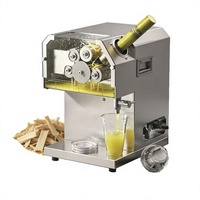 Vente directe usine – Extracteur de jus de canne à sucre commercial à 5 rouleaux, automatique, de comptoir, à pression à froid, breveté