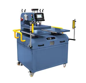 Máquina automática de prensado en caliente de doble estación para escritorio, máquina de prensado en caliente de 38x38cm,40x50cm,40x60cm, calidad garantizada
