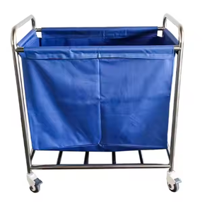 Besco BES-PM044 Roestvrijstalen Medisch Afval Verpleegwaskar Modern Design Ziekenhuisapparatuur Mobiele Vuillinnen <span class=keywords><strong>Trolley</strong></span> - Product Image 2