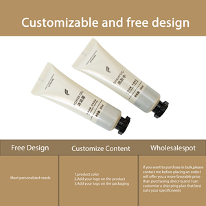 Lot de 2 produits de bain pour hôtel 30 ml avec logo personnalisé : Ensemble shampoing et <span class=keywords><strong>gel</strong></span> douche marque privée – Articles de toilette de luxe pour hôtels et spas - Product Image 3