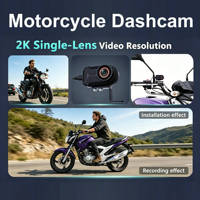 Caméra de surveillance pour moto et vélo avec WiFi, application, écran 0,96 pouce, étanche, enregistreur vidéo de sécurité