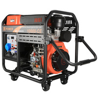 Générateur Diesel Silencieux 5KW 230V 50/60Hz à Télécommande ATS Châssis Ouvert Monophasé CA 1800 tr/min 1/3 Phase - Vente Flash