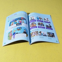 Impression de boîtes personnalisées en papier couché et carton, papier offset, reliure parfaite, livre d'apprentissage précoce pour enfants et écoliers pour la lecture