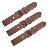 Bouton en cuir réglable en métal Manteau en laine Pull Bouton en fourrure Sac en cuir avec boutons de ceinture coupe-vent