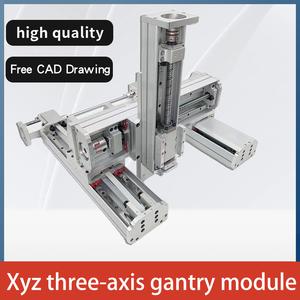 Hochwertiger 3-Achsen-CNC-XYZ-Tisch-Linearantrieb mit hoher Last 12-V-24-V-Kit <span class=keywords><strong>SBR</strong></span> 16 20-Linearführungsschienensatz für CNC-Maschinen - Product Image 3