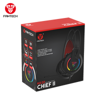 Fantech Headset Gaming Kabel 2020, Headset Gaming Tahan Lama 50 MM PC Lampu RGB Model Baru 3.5
