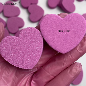 Limes à <span class=keywords><strong>ongles</strong></span> en éponge rose, blocs double face 100/180, polissage, ponçage, tampon de limage, forme de cœur, papier de verre, tampons à <span class=keywords><strong>ongles</strong></span> en forme de cœur - Product Image 3
