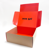 Boîtes postales personnalisées avec logo 2 plis emballage en papier ondulé pour boîte d'expédition de commerce électronique