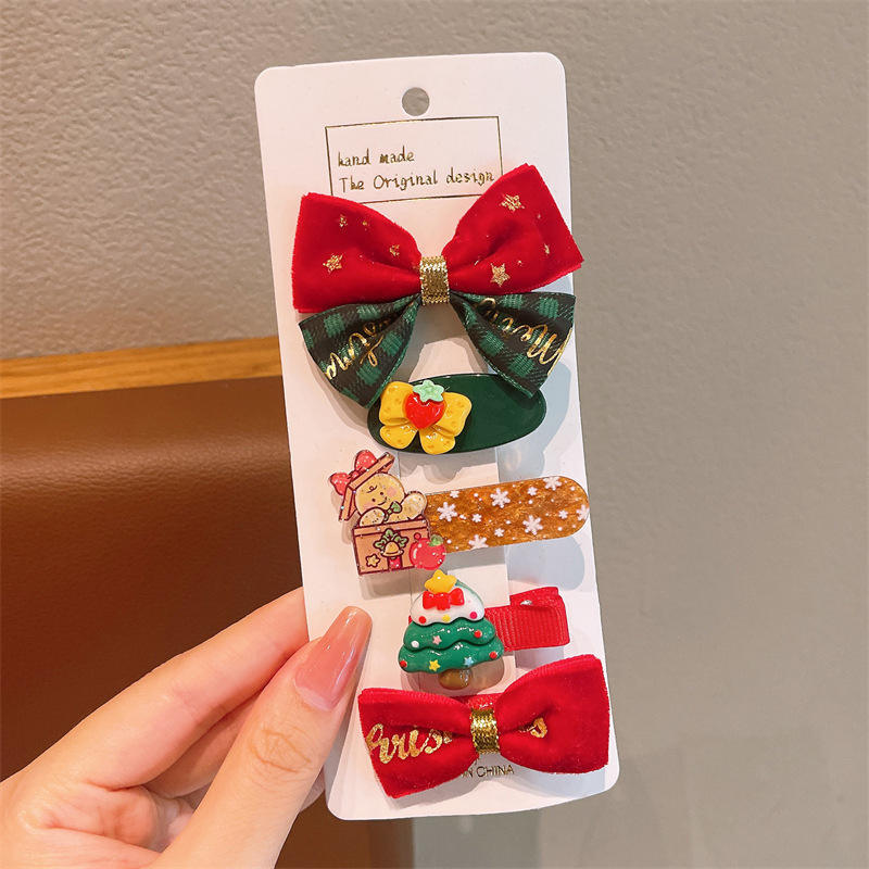 5 Christmas gift five - piece card set