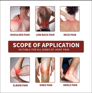 12個の外傷応急処置ハーバルチャイニーズプラスター15分凍結療法救済捻挫あざと筋肉の涙 - Product Image 4