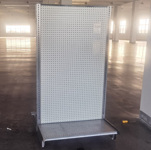 Estantería de góndola de mercado de EE. UU. con panel trasero de MDF con orificio en supermercado - Product Image 1