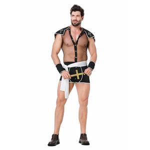 <b>Men</b> <b>Sexy</b> Mesh Bodysuit Lingerie <b>Costume</b> Set Mid-Rise Polyester Four Seasons Role-Playing Underwear - Product Image 5