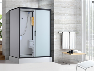 <span class=keywords><strong>Cabine</strong></span> <span class=keywords><strong>de</strong></span> <span class=keywords><strong>douche</strong></span> coulissante <span class=keywords><strong>WC</strong></span> portable moderne et traditionnelle en acrylique rectangulaire sans cadre, unité <span class=keywords><strong>de</strong></span> salle <span class=keywords><strong>de</strong></span> bain préfabriquée - Product Image 5