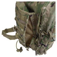 Sac à dos tactique en Nylon Cordura avec système Molle, housse de casque imperméable à fermeture éclair détachable, porte-plaque d'hydratation et plaque assortie pour gilet tactique