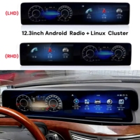 Cluster numérique de vitesse pour Mercedes-Benz Classe S W221 2005-2013 Android Car Radio GPS Navigation Headunit Multimedia Player