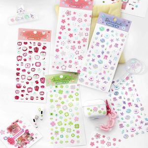 1 hoja por paquete de pegatinas Dawn and Twilight Apple Elements Handbook Nail Decoraciones - Product Image 4
