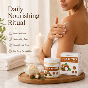 Burro di Karité Naturale Non Raffinato OEM/ODM per Idratazione, Nutrimento e Riparazione di Pelle, Capelli e Viso, Migliora l'Elasticità - Product Image 5