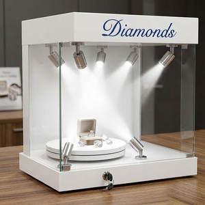 Caja de Exhibición LED RGB Acrílica Ecológica con Enchufe de 12V para Organizar Juguetes y Exhibir Joyas - Product Image 4