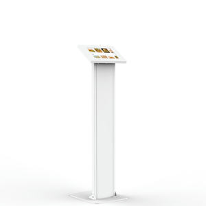 Soporte de Pie para Tablet de Metal Personalizado, 1200 mm de Altura, Compatible con <span class=keywords><strong>iPad</strong></span>, Diseño Moderno y Delgado, Colores Negro/Blanco Personalizables - Product Image 1
