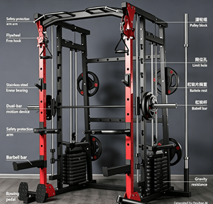 Máquina Smith Multifuncional Moderna para Gimnasio en Casa, Equipo de Ejercicio Integrado para Entrenamiento en Casa SP-DZ007 Multifuncionalidad - Product Image 5