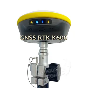 Hoge Prestaties K600 Gps Rtk Dual Frequency Gps Ontvanger Voor Base Rover 800 Kanalen Imu Tilt Survey Rtk Gps Gnss